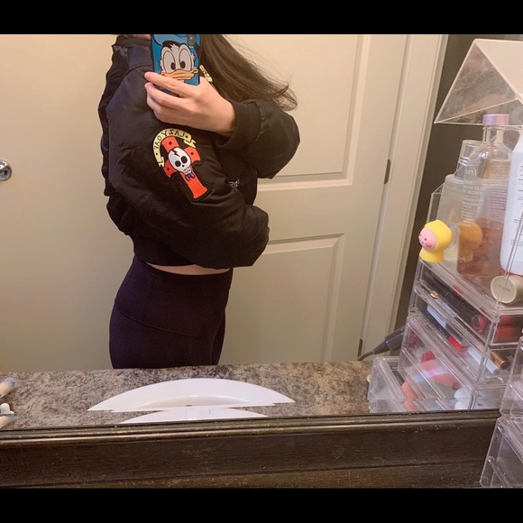 Lazy Oaf Bomber Jacket cropped - Picture 2 of 4